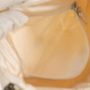 PRADA Chiffon Anemone Chain Shoulder Bag Silk White Auth 156180V-21