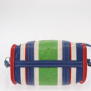 BALENCIAGA Bazaar Shopper XS Bag Leather 2way Multicolor 452458 Auth 156182-5