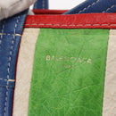 BALENCIAGA Bazaar Shopper XS Bag Leather 2way Multicolor 452458 Auth 156182-19