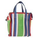 BALENCIAGA Bazaar Shopper XS Bag Leather 2way Multicolor 452458 Auth 156182-1