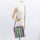 BALENCIAGA Bazaar Shopper XS Bag Leather 2way Multicolor 452458 Auth 156182-25