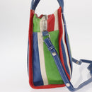 BALENCIAGA Bazaar Shopper XS Bag Leather 2way Multicolor 452458 Auth 156182-4