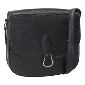 LOUIS VUITTON Epi Saint Cloud GM Shoulder Bag Black Noir M52192 LV Auth 156189