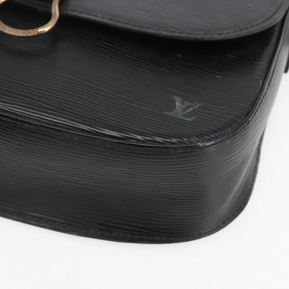 LOUIS VUITTON Epi Saint Cloud GM Shoulder Bag Black Noir M52192 LV Auth 156189