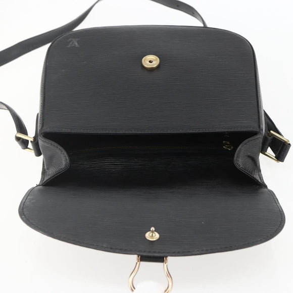 LOUIS VUITTON Epi Saint Cloud GM Shoulder Bag Black Noir M52192 LV Auth 156189
