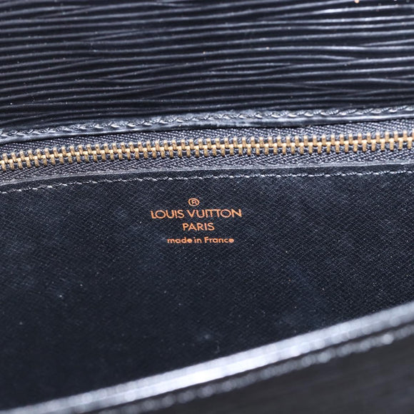 LOUIS VUITTON Epi Saint Cloud GM Shoulder Bag Black Noir M52192 LV Auth 156189