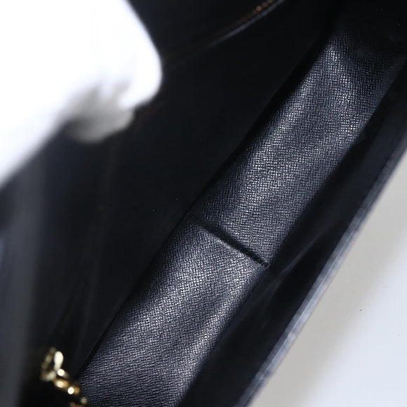 LOUIS VUITTON Epi Saint Cloud GM Shoulder Bag Black Noir M52192 LV Auth 156189