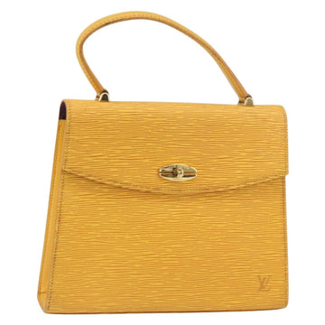 LOUIS VUITTON Epi Malesherbes Hand Bag Tassili Yellow Jonne M52379 Auth 156190