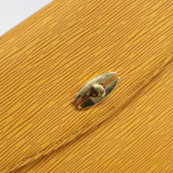 LOUIS VUITTON Epi Malesherbes Hand Bag Tassili Yellow Jonne M52379 Auth 156190