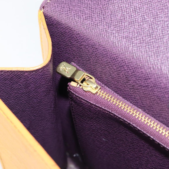 LOUIS VUITTON Epi Malesherbes Hand Bag Tassili Yellow Jonne M52379 Auth 156190