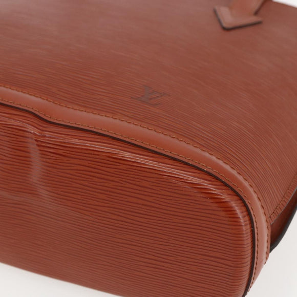 LOUIS VUITTON Epi Lussac Shoulder Bag Brown M52283 LV Auth 156191