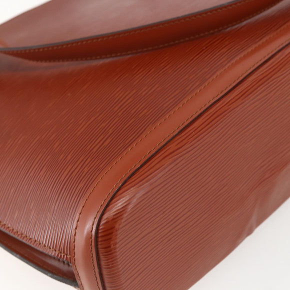 LOUIS VUITTON Epi Lussac Shoulder Bag Brown M52283 LV Auth 156191