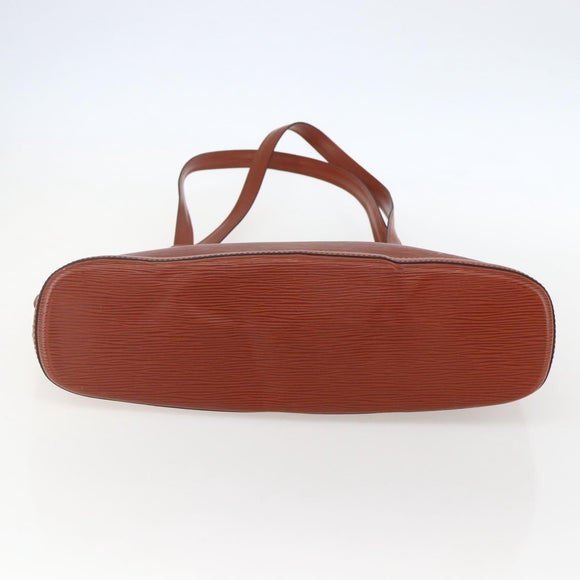 LOUIS VUITTON Epi Lussac Shoulder Bag Brown M52283 LV Auth 156191