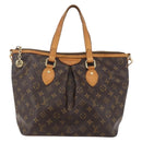 LOUIS VUITTON Monogram Palermo PM Tote Bag M40145 LV Auth 156193-13