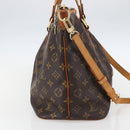 LOUIS VUITTON Monogram Palermo PM Tote Bag M40145 LV Auth 156193-3