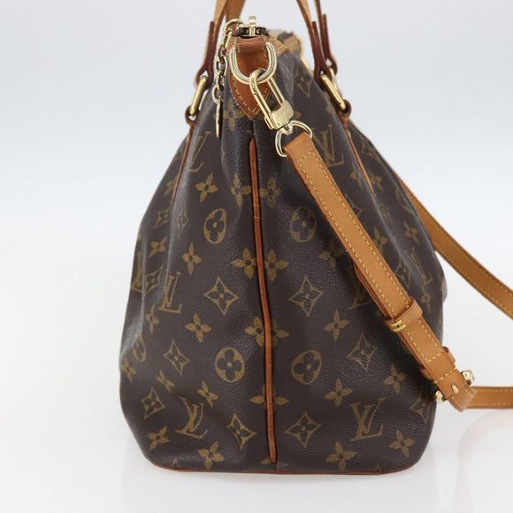 LOUIS VUITTON Monogram Palermo PM Tote Bag M40145 LV Auth 156193