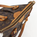 LOUIS VUITTON Monogram Palermo PM Tote Bag M40145 LV Auth 156193-6