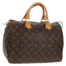 LOUIS VUITTON Monogram Speedy 30 Hand Bag M41526 LV Auth 156194V-1