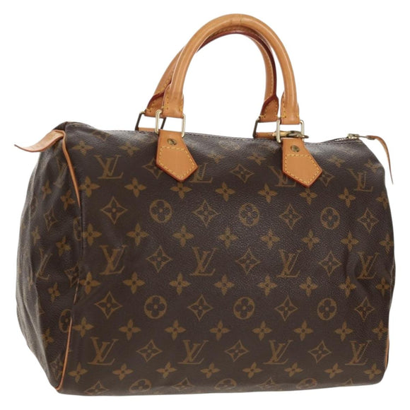 LOUIS VUITTON Monogram Speedy 30 Hand Bag M41526 LV Auth 156194V