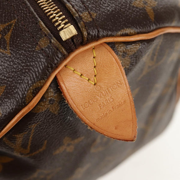 LOUIS VUITTON Monogram Speedy 30 Hand Bag M41526 LV Auth 156194V