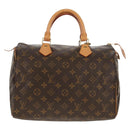 LOUIS VUITTON Monogram Speedy 30 Hand Bag M41526 LV Auth 156194V-2