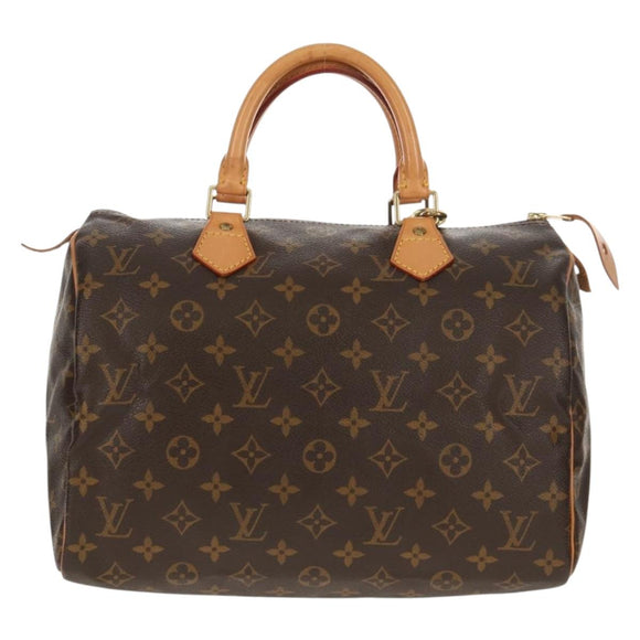LOUIS VUITTON Monogram Speedy 30 Hand Bag M41526 LV Auth 156194V