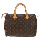 LOUIS VUITTON Monogram Speedy 30 Hand Bag M41526 LV Auth 156194V-3
