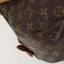 LOUIS VUITTON Monogram Saumur 35 Shoulder Bag M42254 LV Auth 156195-17
