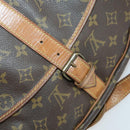 LOUIS VUITTON Monogram Saumur 35 Shoulder Bag M42254 LV Auth 156195-25