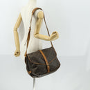 LOUIS VUITTON Monogram Saumur 35 Shoulder Bag M42254 LV Auth 156195-27