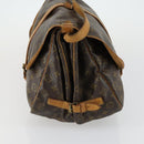 LOUIS VUITTON Monogram Saumur 35 Shoulder Bag M42254 LV Auth 156195-3