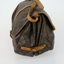 LOUIS VUITTON Monogram Saumur 35 Shoulder Bag M42254 LV Auth 156195-4
