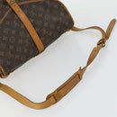 LOUIS VUITTON Monogram Saumur 35 Shoulder Bag M42254 LV Auth 156195-7