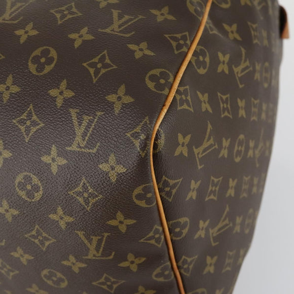 LOUIS VUITTON Monogram Keepall 55 Boston Bag M41424 LV Auth 156198