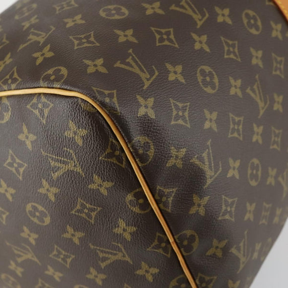 LOUIS VUITTON Monogram Keepall 55 Boston Bag M41424 LV Auth 156198