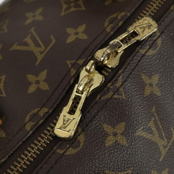 LOUIS VUITTON Monogram Keepall 55 Boston Bag M41424 LV Auth 156198