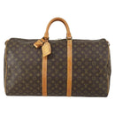 LOUIS VUITTON Monogram Keepall 55 Boston Bag M41424 LV Auth 156198-13