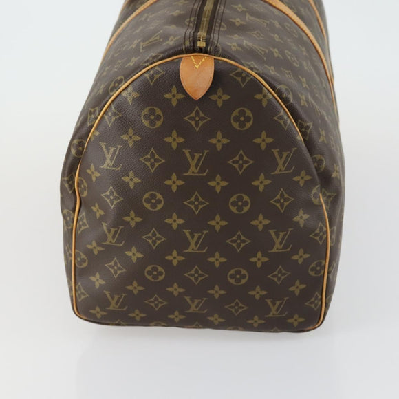 LOUIS VUITTON Monogram Keepall 55 Boston Bag M41424 LV Auth 156198