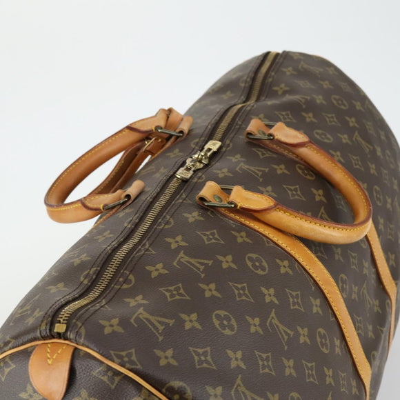 LOUIS VUITTON Monogram Keepall 55 Boston Tasche M41424 LV Auth 156198