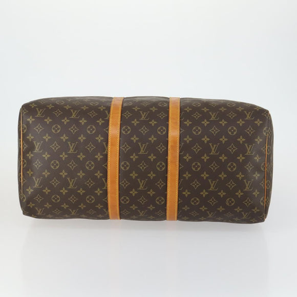 LOUIS VUITTON Monogram Keepall 55 Boston Tasche M41424 LV Auth 156198