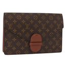 LOUIS VUITTON Monogram Ranelag Clutch Bag M51782 LV Auth 156203-1