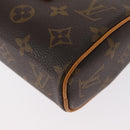 LOUIS VUITTON Monogram Sonatine Hand Bag M51902 LV Auth 156206V-14