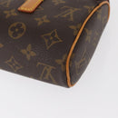 LOUIS VUITTON Monogram Sonatine Hand Bag M51902 LV Auth 156206V-16