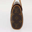 LOUIS VUITTON Monogram Sonatine Hand Bag M51902 LV Auth 156206V-4