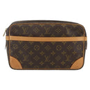 LOUIS VUITTON Monogram Compiegne 28 Clutch Bag M51845 LV Auth 156208-13