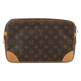 LOUIS VUITTON Monogram Compiegne 28 Clutch Bag M51845 LV Auth 156208 - 0