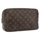 LOUIS VUITTON Monogram Trousse Toilette 28 Clutch Bag M47522 LV Auth 156209-1