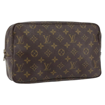 LOUIS VUITTON Monogram Trousse Toilette 28 Clutch Bag M47522 LV Auth 156209