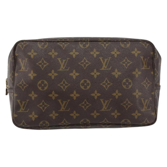 LOUIS VUITTON Monogram Trousse Toilette 28 Clutch Bag M47522 LV Auth 156209