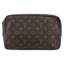 LOUIS VUITTON Monogram Trousse Toilette 28 Clutch Bag M47522 LV Auth 156209-2